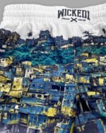 MMA SHORT ELEMENT FAVELA RISING WHITE - Image 2