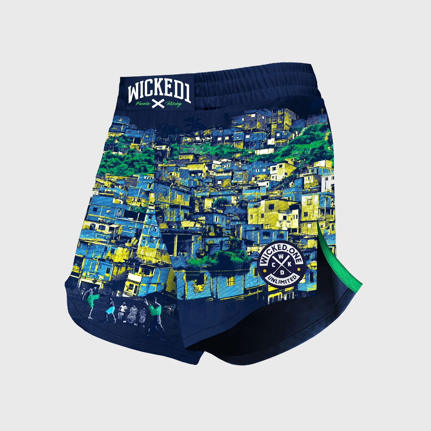 36 MMA SHORT ELEMENT FAVELA RISING NAVY – Image 1