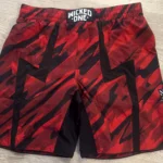 MMA SHORT EAGER UPSET RED - Image 2