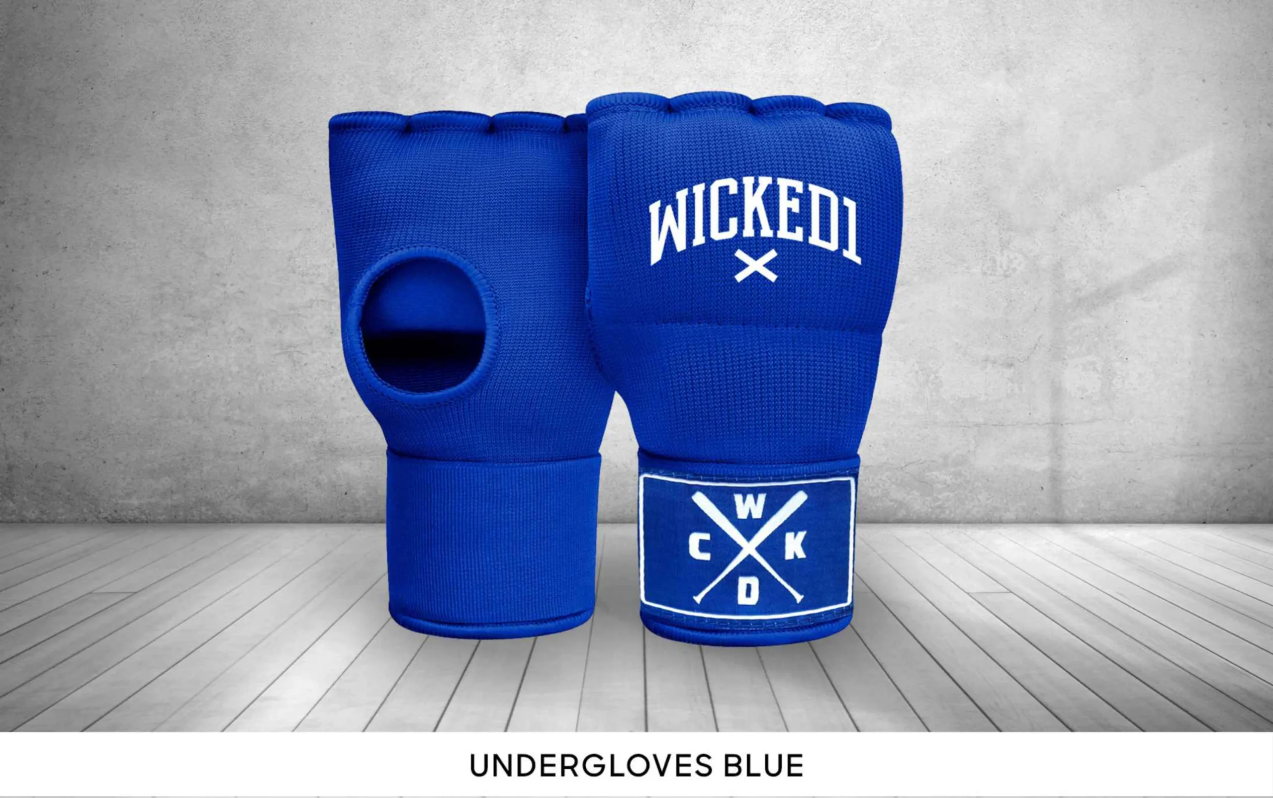 Fight Collection WCKD 25 (glissés) 2 (1) UNDERGLOVES Bleu – Image 1