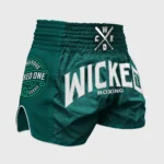 MUAY THAI SHORT BLOCK GREEN
