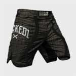 MMA SHORT EAGER CAIMANN KHAKI/BLACK - Image 3